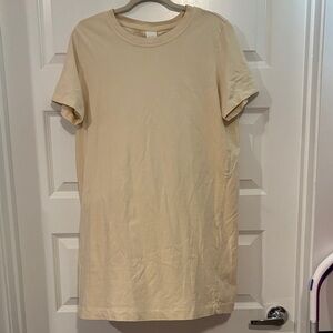 H&M Beige T-Shirt Dress